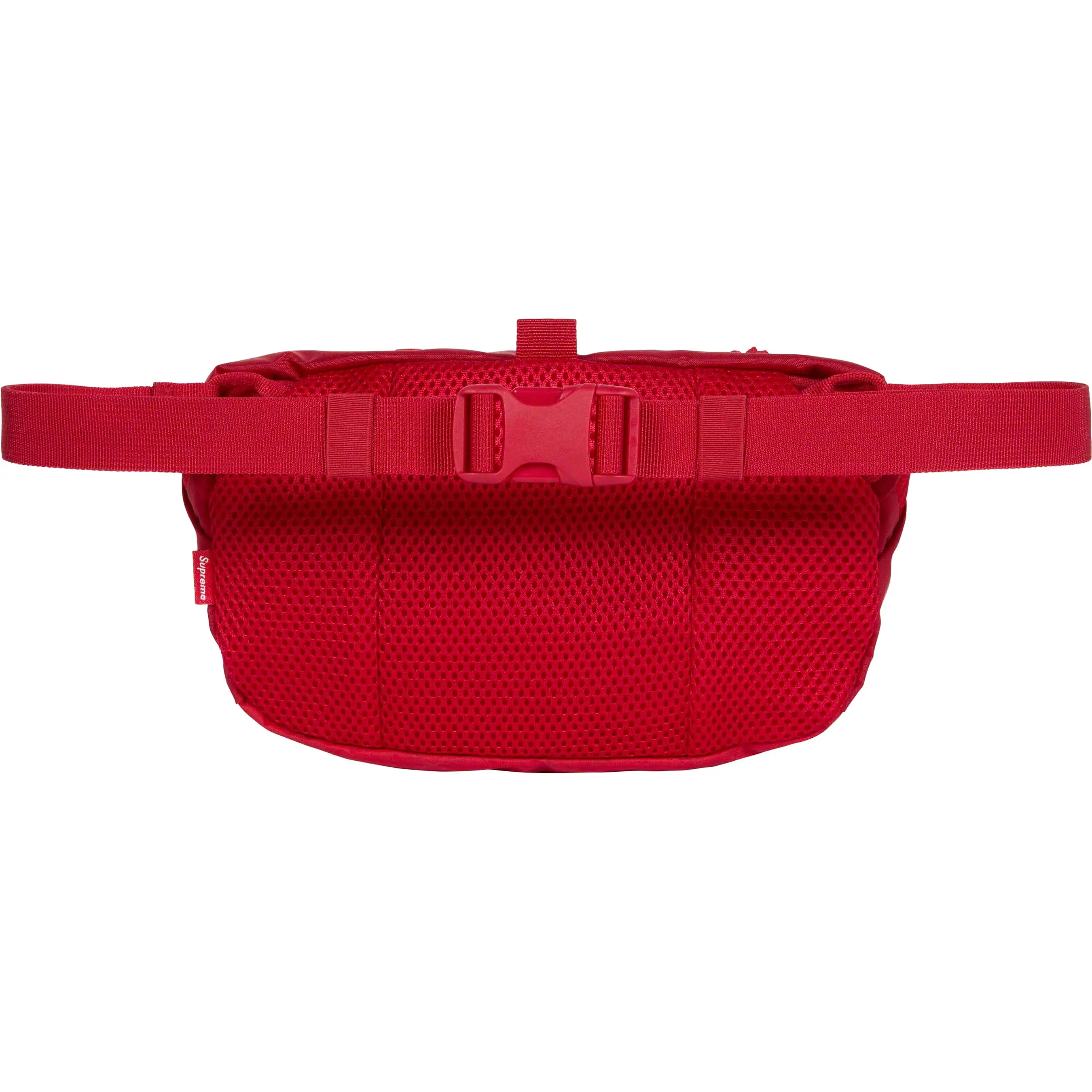 Supreme Reflective Logo Waist Bag Red