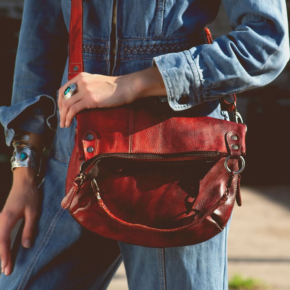 Tahiti Leather Crossbody Bag