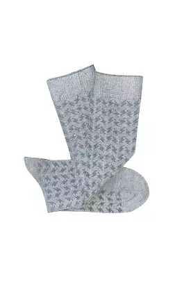 Tightology - Surface Cotton Socks - Silver - One Size