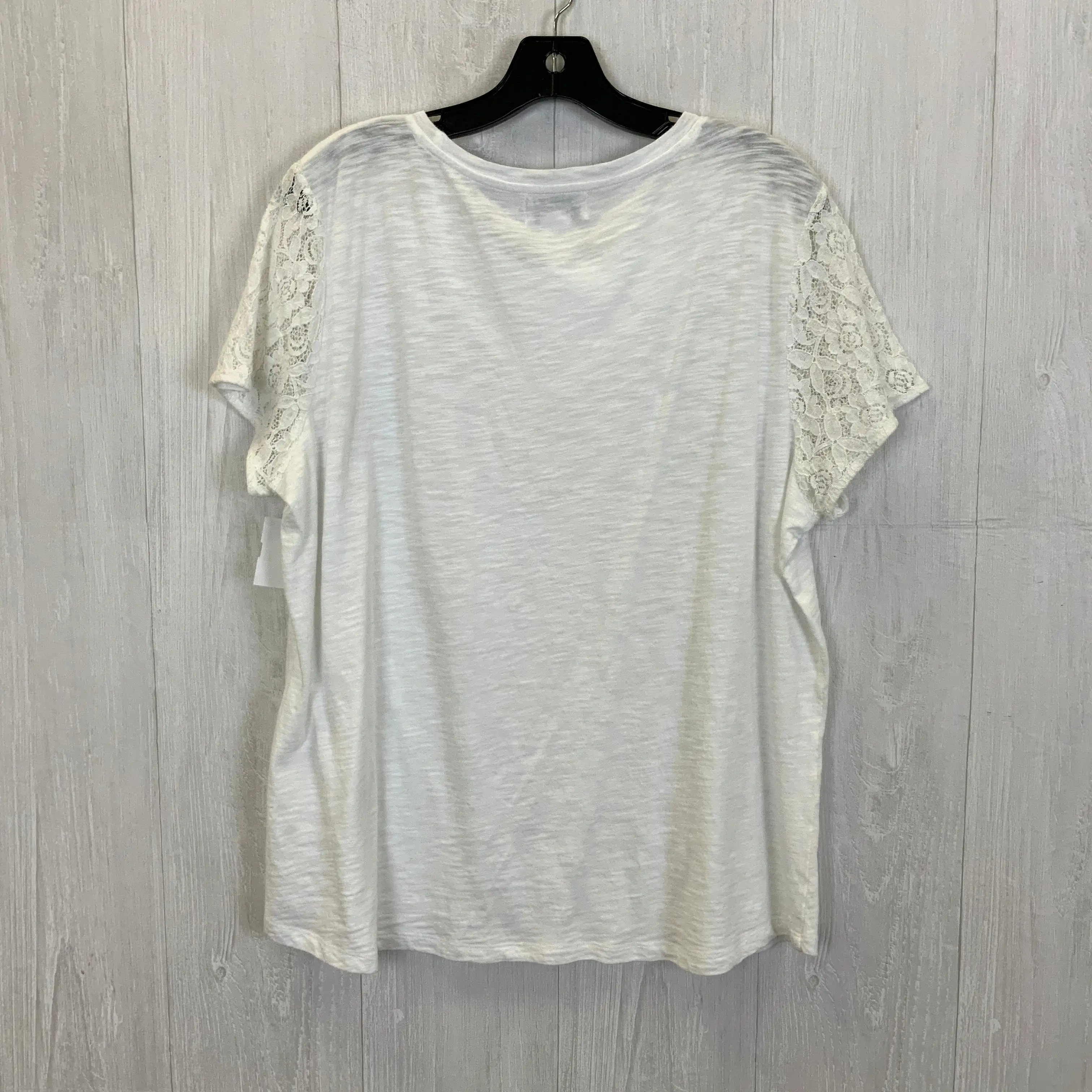 Top Short Sleeve Basic By Liz Claiborne  Size: Xxl