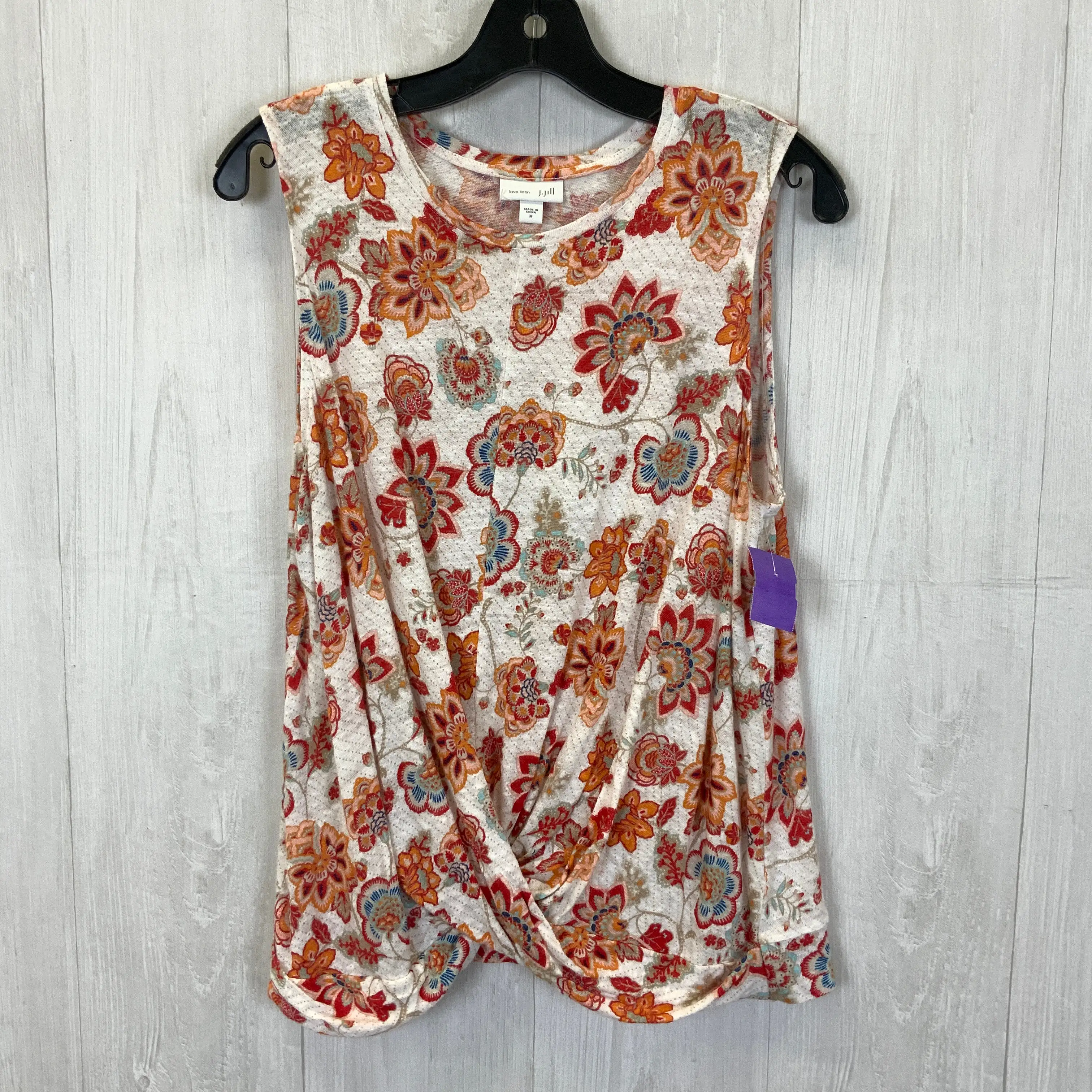 Top Sleeveless By J Jill  Size: M