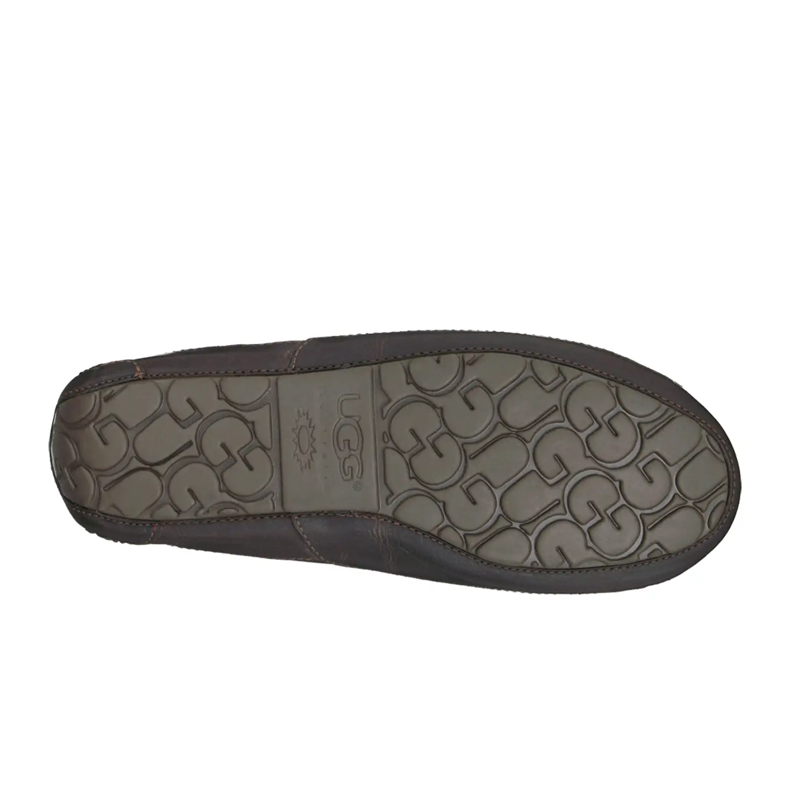 UGG Ascot Leather Slipper (Men) - Dark Spice