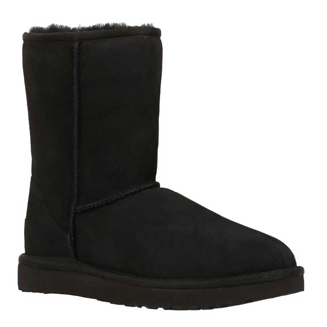 UGG Classic II Short Shearling Lined Boot Black (Women's)