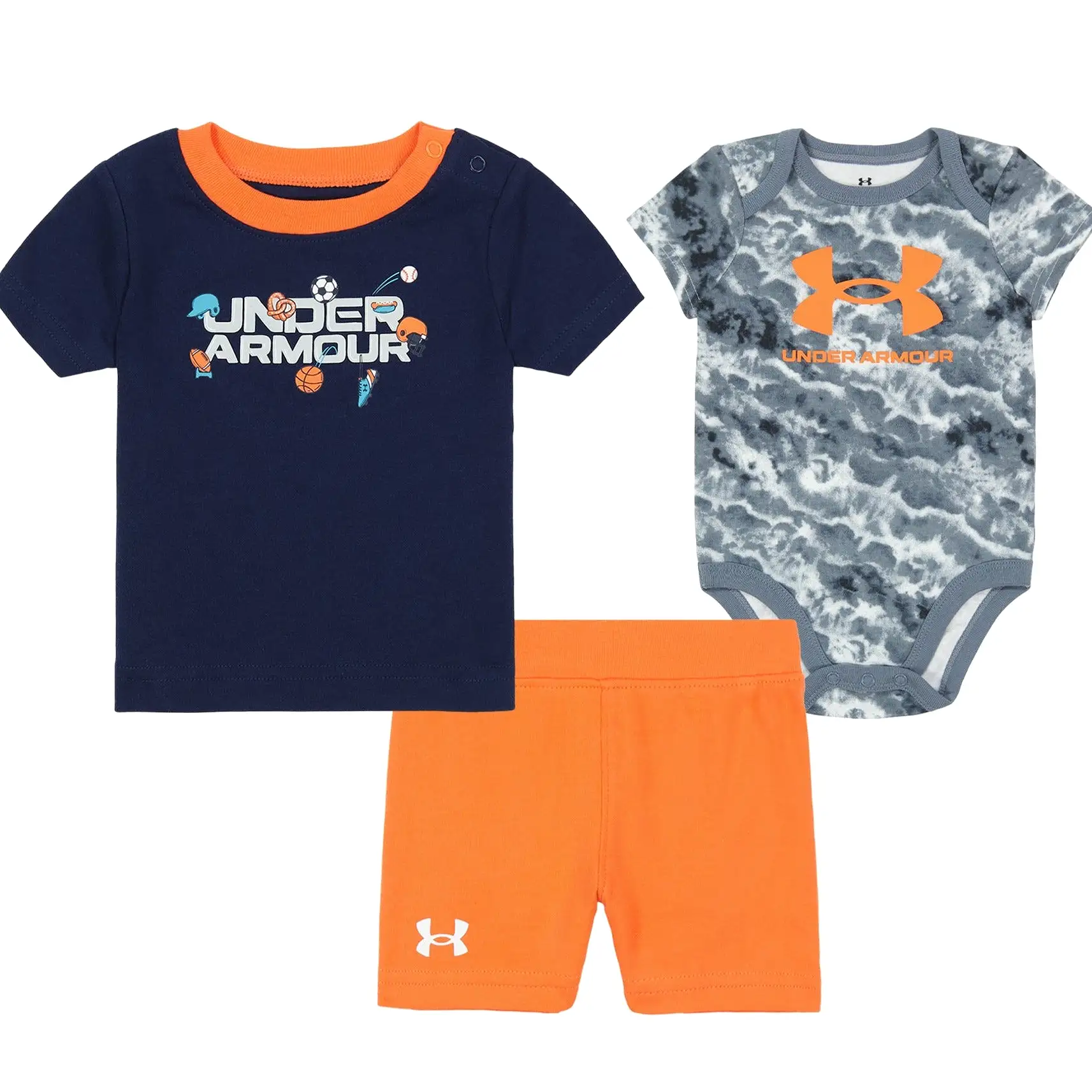 Under Armour Infant Midnight Navy Wordmark Sport Set