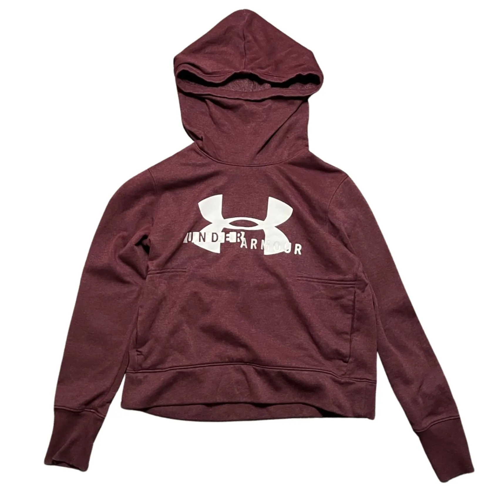 Under Armour Loose Fit Maroon Sweatshirt