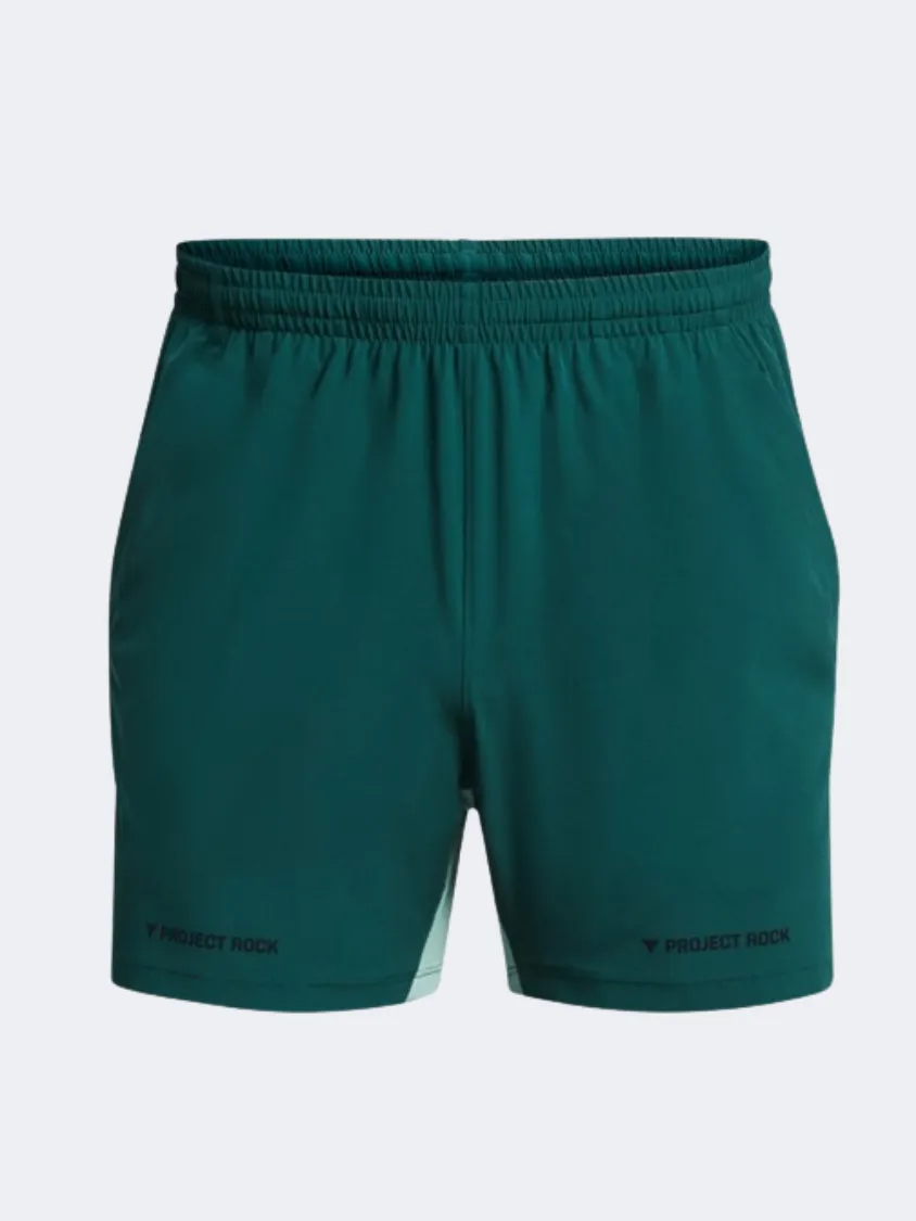 Under Armour Project Rock Ultimate 5 Inch Men Training Short Turquoise/Black