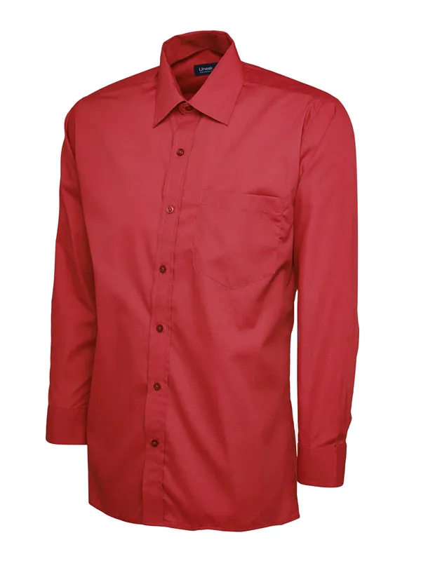 Uneek Clothing Mens Poplin Full Sleeve Shirt