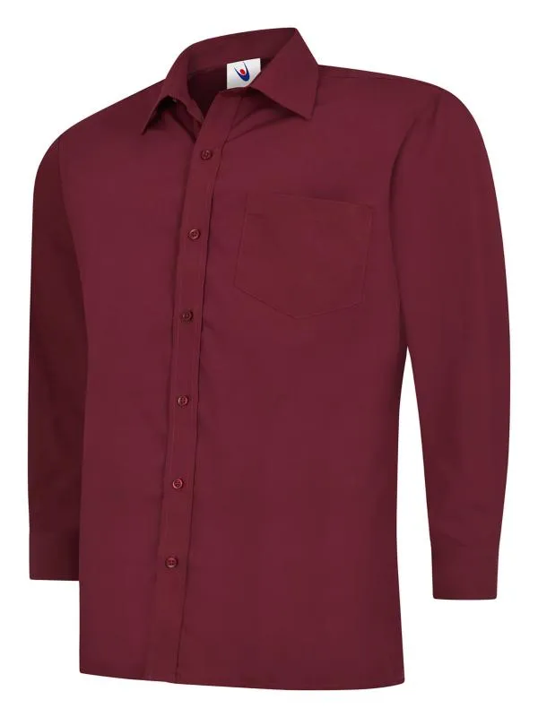 Uneek Clothing Mens Poplin Full Sleeve Shirt