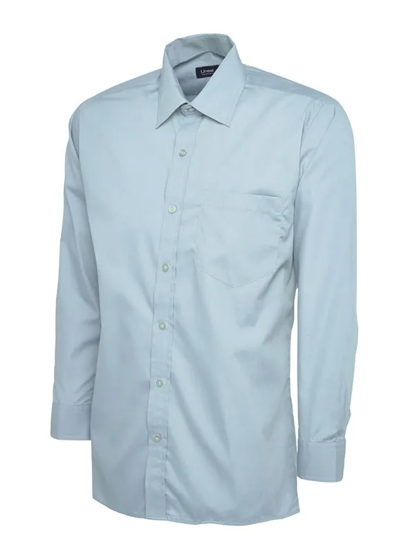 Uneek Clothing Mens Poplin Full Sleeve Shirt