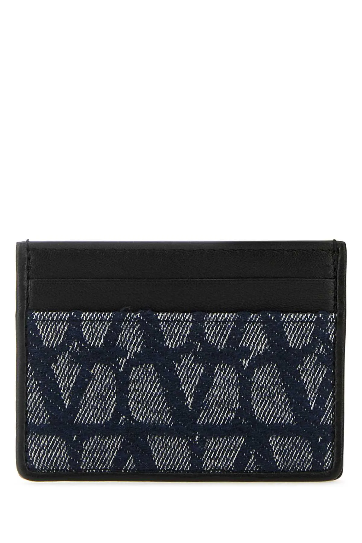 Valentino Garavani Black Leather Card Holder