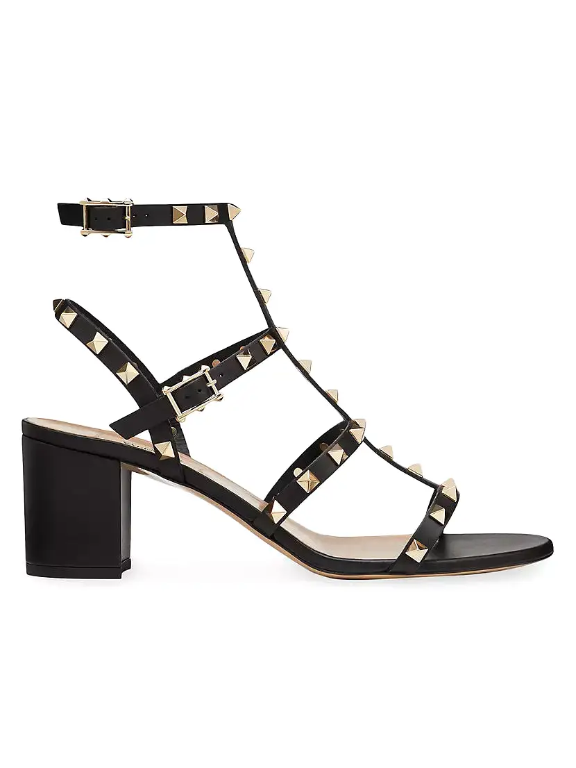 Valentino Garavani Rockstud Ankle Strap Sandal