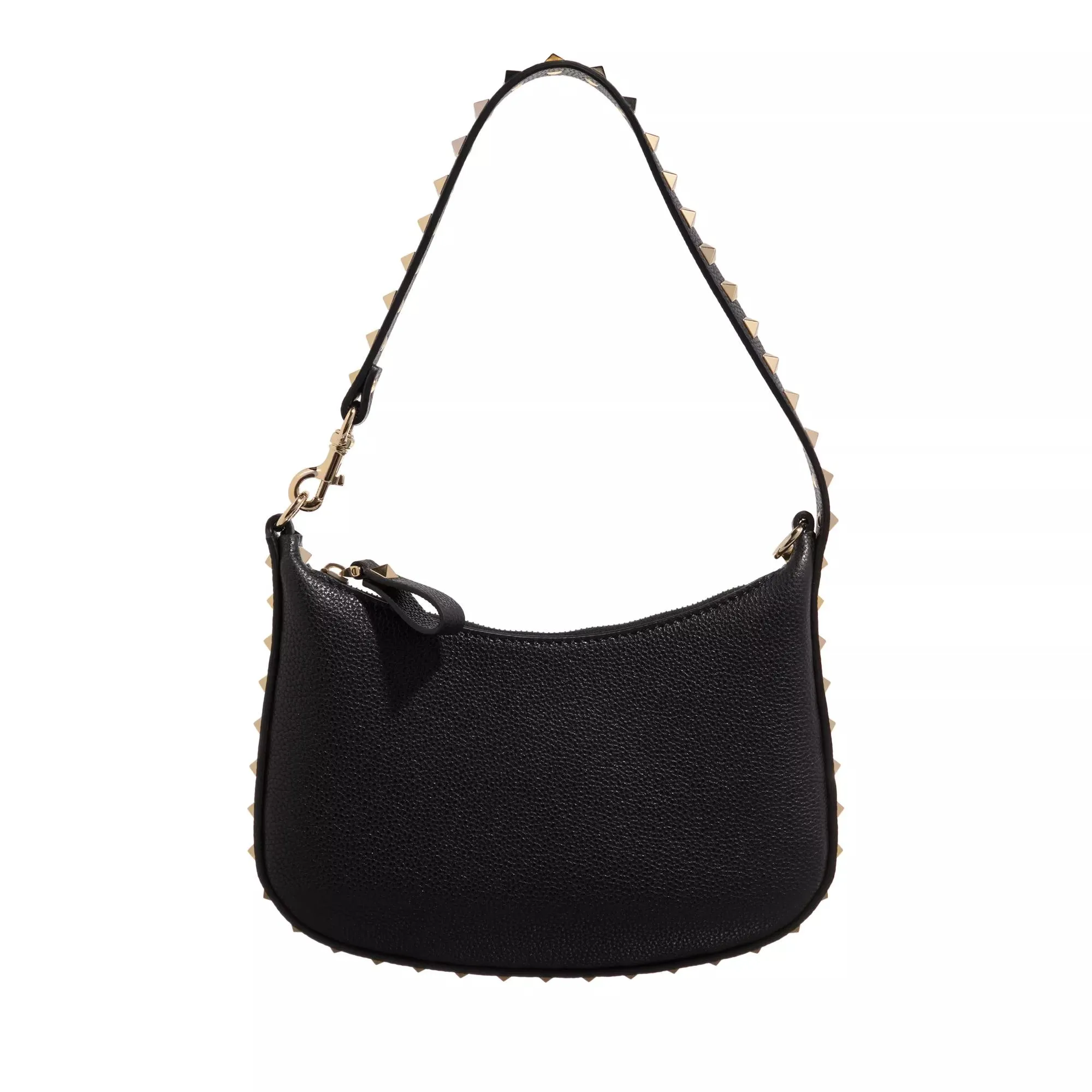 Valentino Garavani  Rockstud Mini Hobo Bag Black