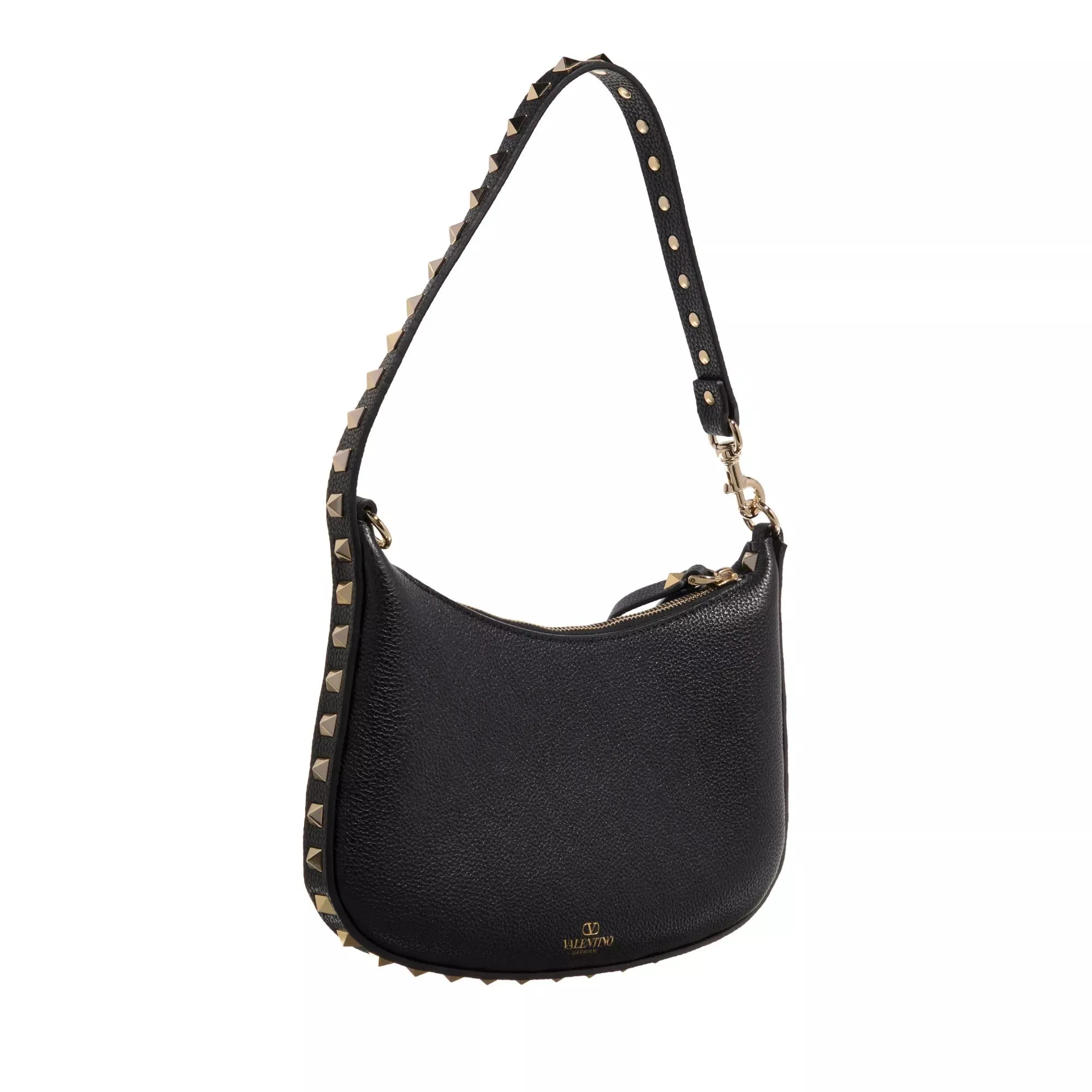 Valentino Garavani  Rockstud Mini Hobo Bag Black