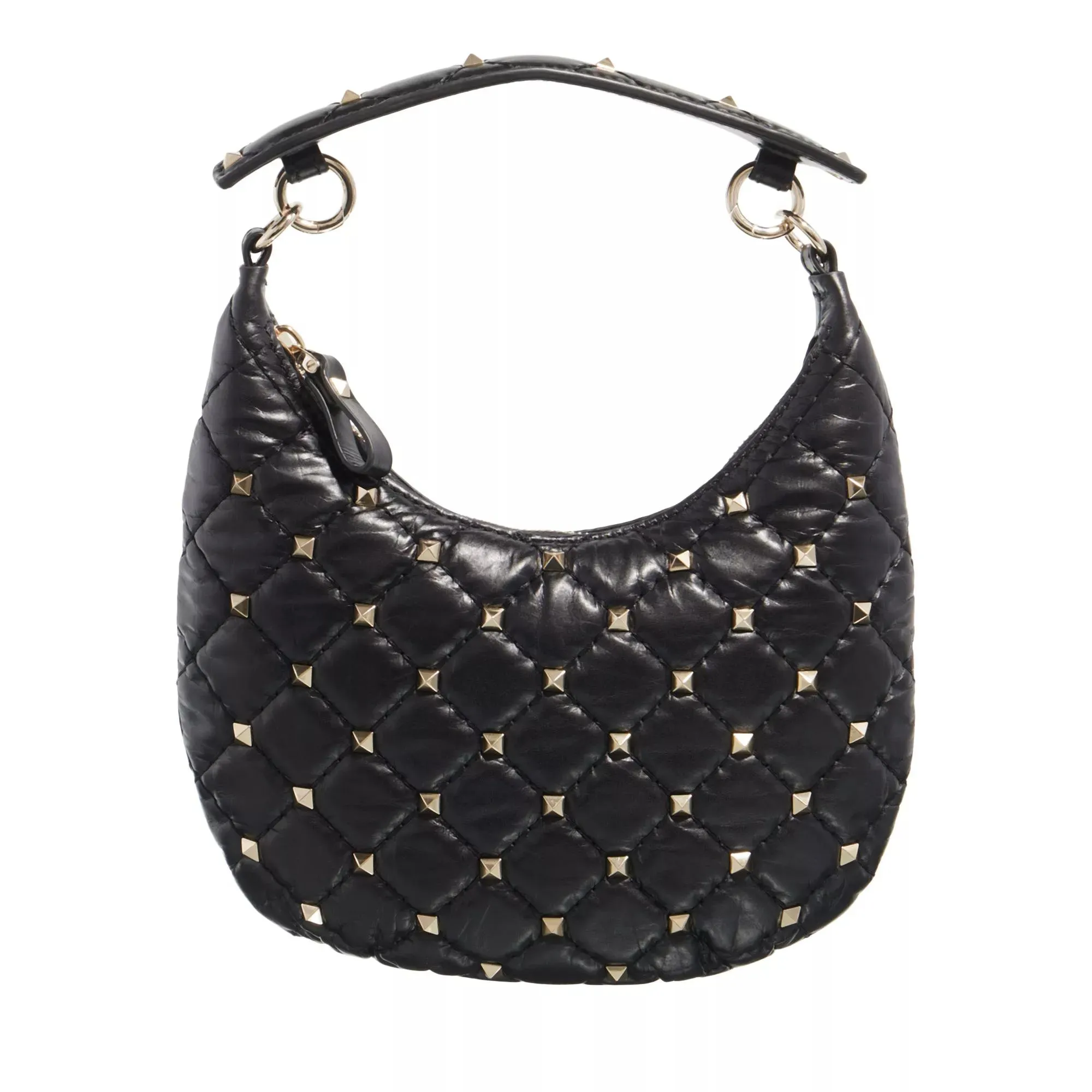 Valentino Garavani  Rockstud Top Handle Bag Black