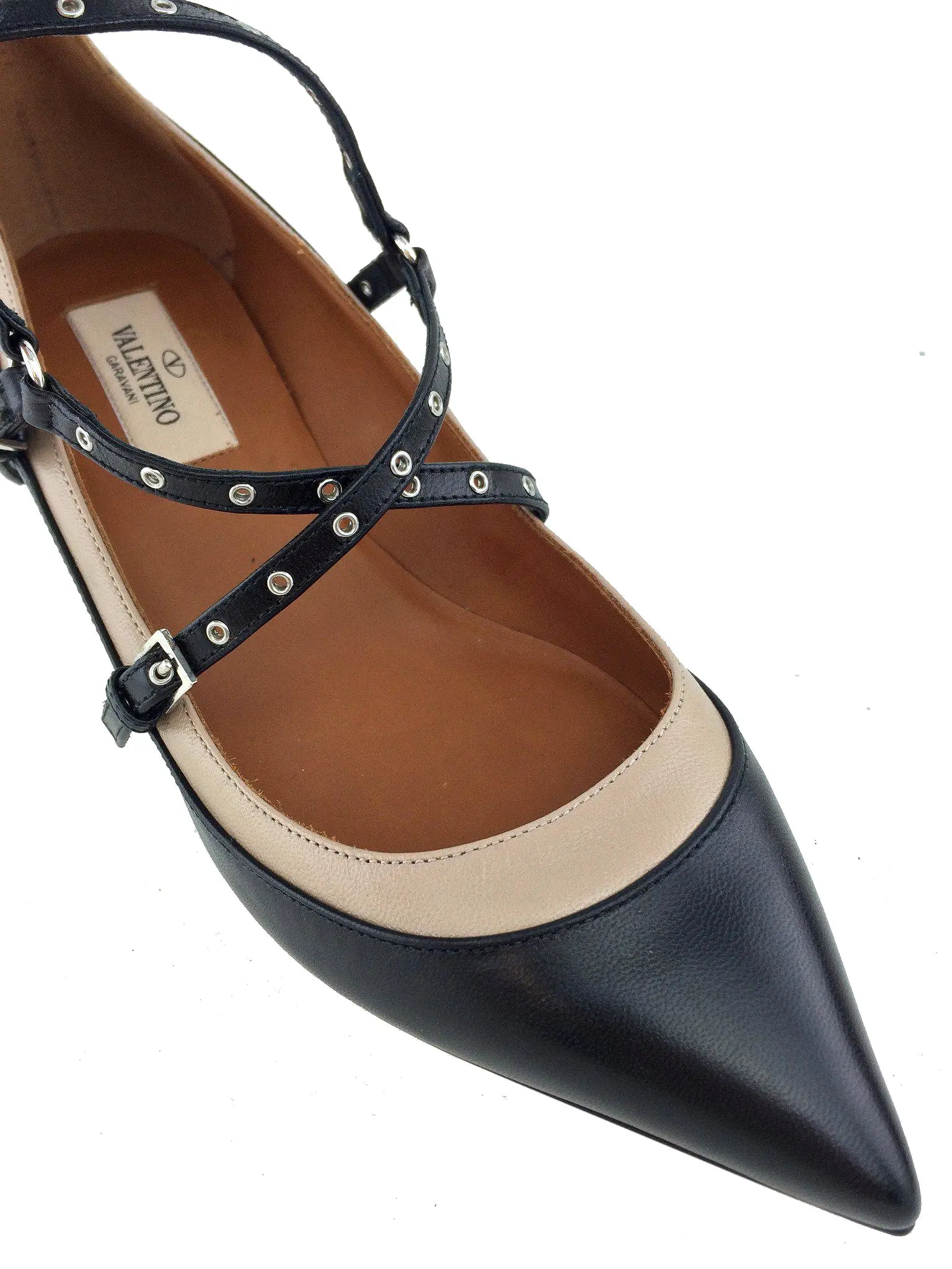 Valentino Love Latch Grommet Pumps Size 6.5 NEW