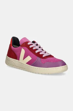 Veja suede sneakers V-10 pink color VX0303668A