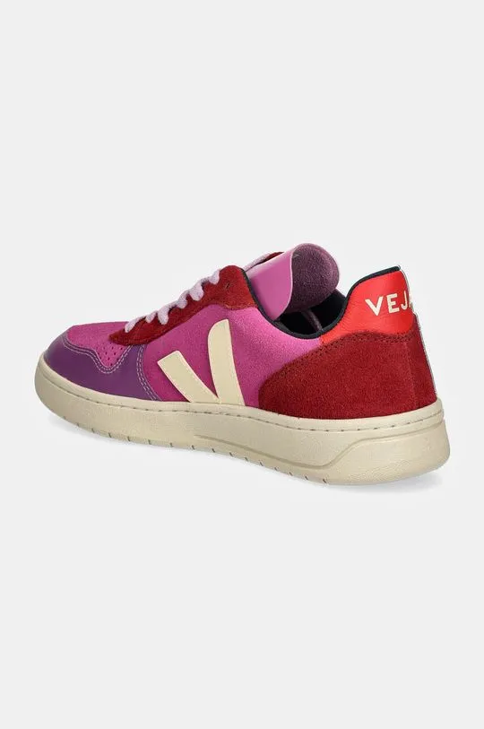 Veja suede sneakers V-10 pink color VX0303668A