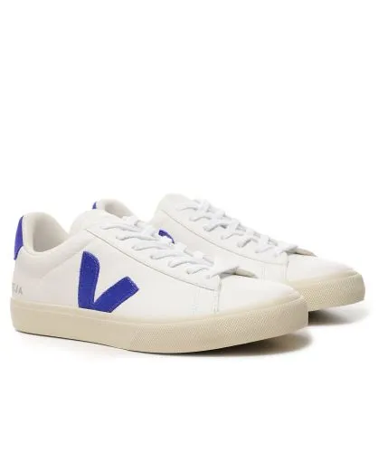 VEJA White Paros ChromeFree Leather Campo Trainers | Jules B