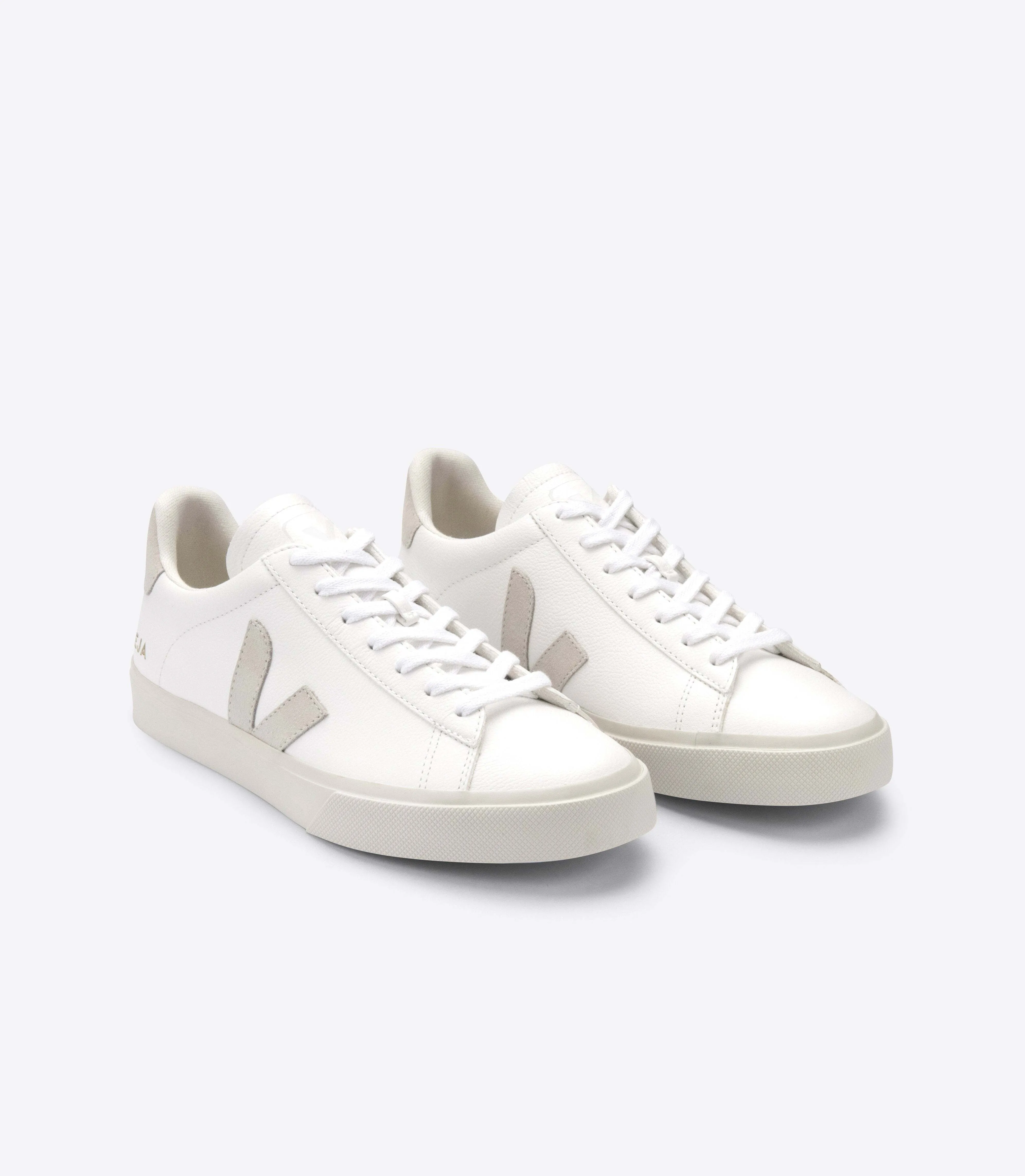 Veja Women's Campo ChromeFree Sneakers, White Natural Suede / 37