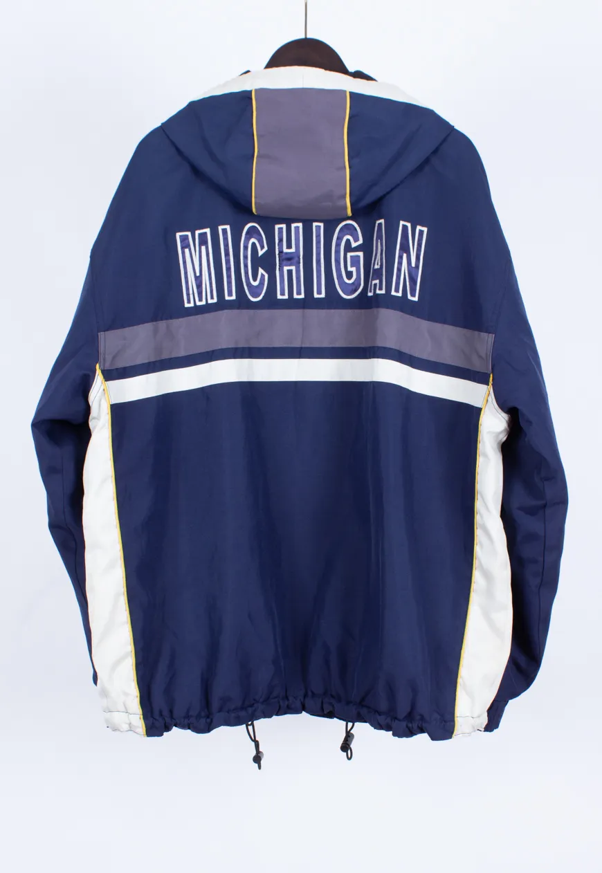 Vintage 90s Padded Jacket University of Michigan | Retro Clothing UK