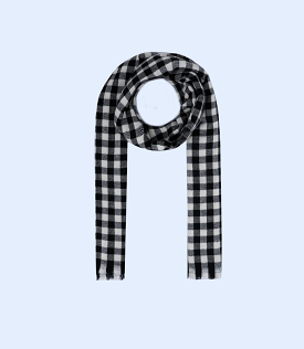 WA1138-BLACK-Scarf For Women