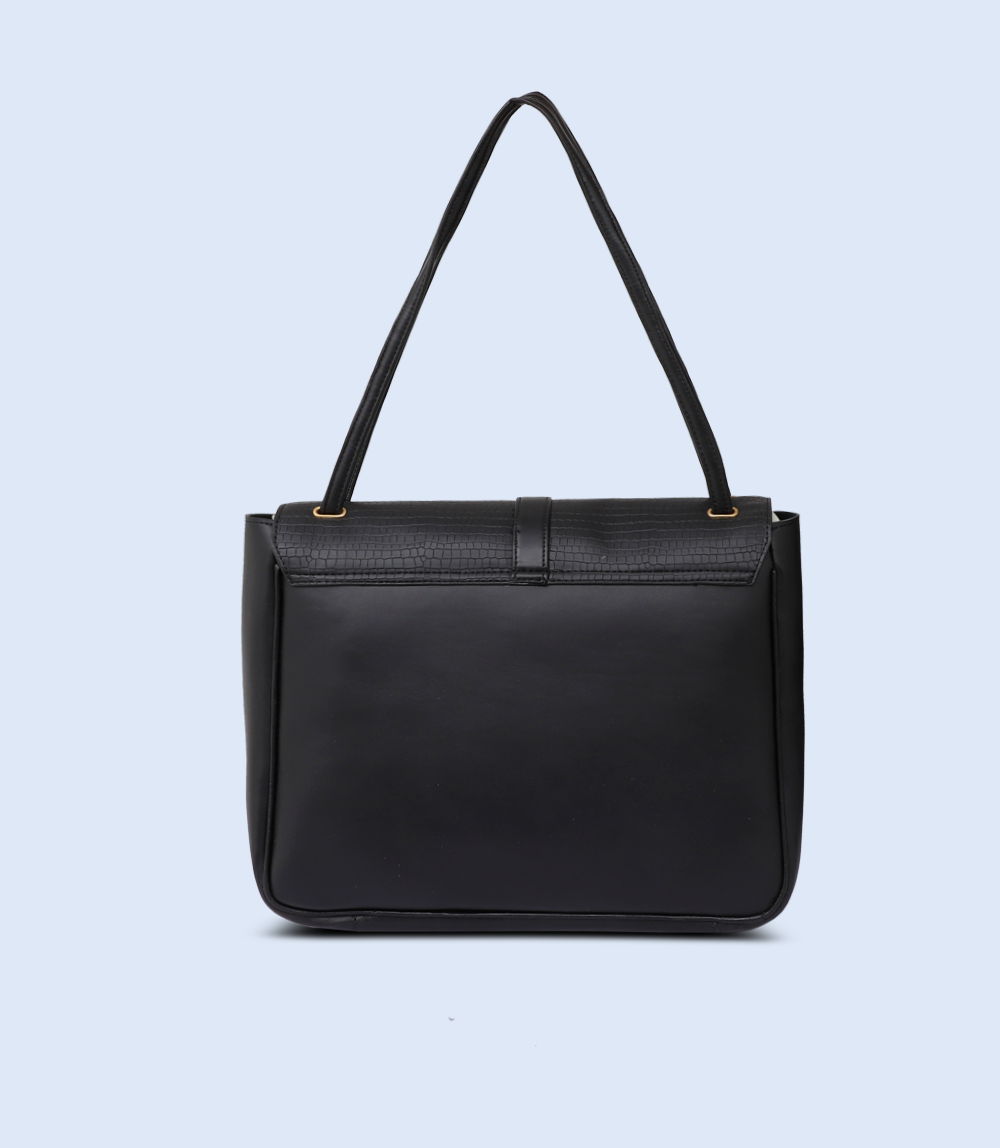 WB2288-BLACK-Women Shoulder Bag