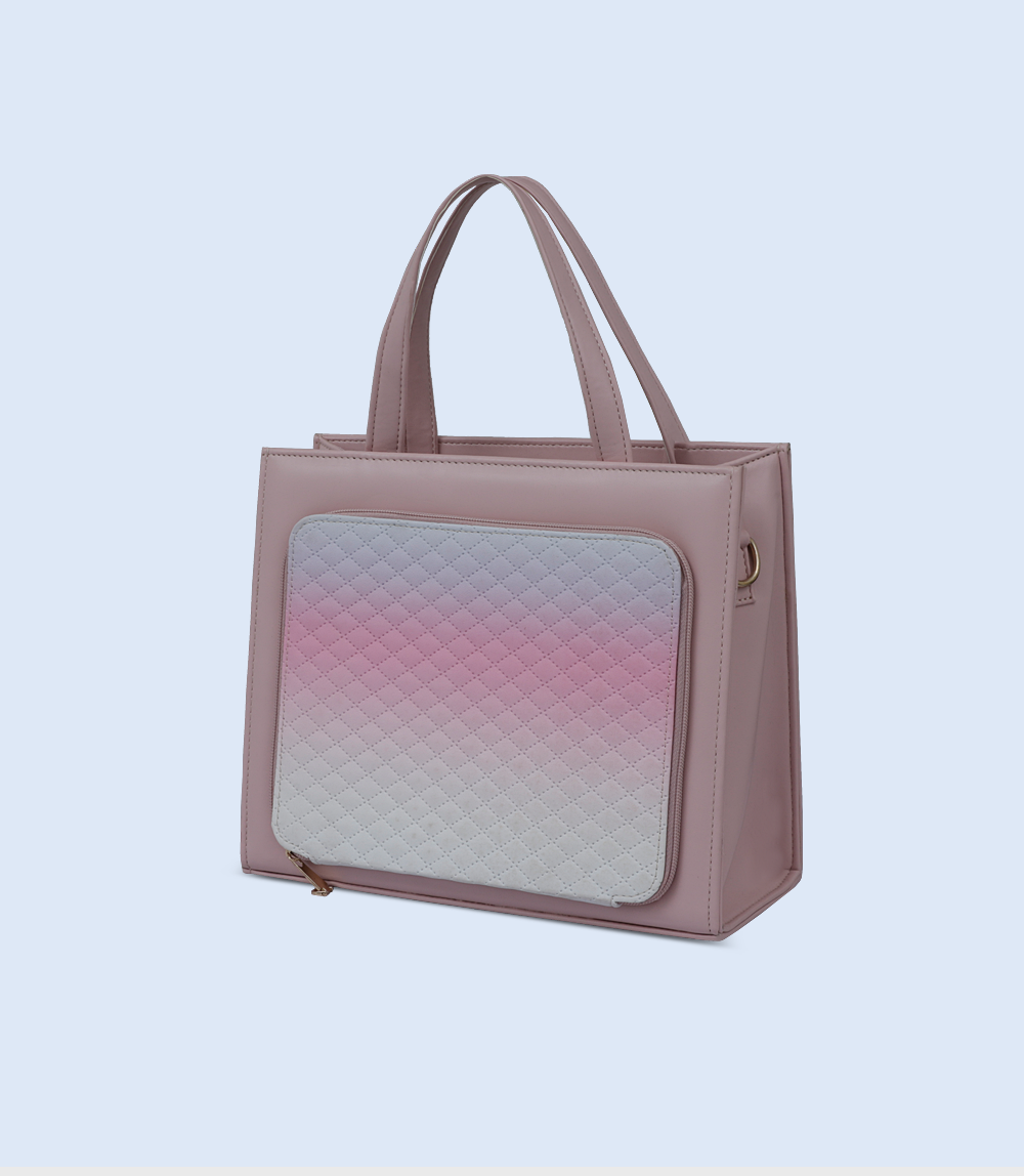 WB2318-PINK-Women Shoulder Bag