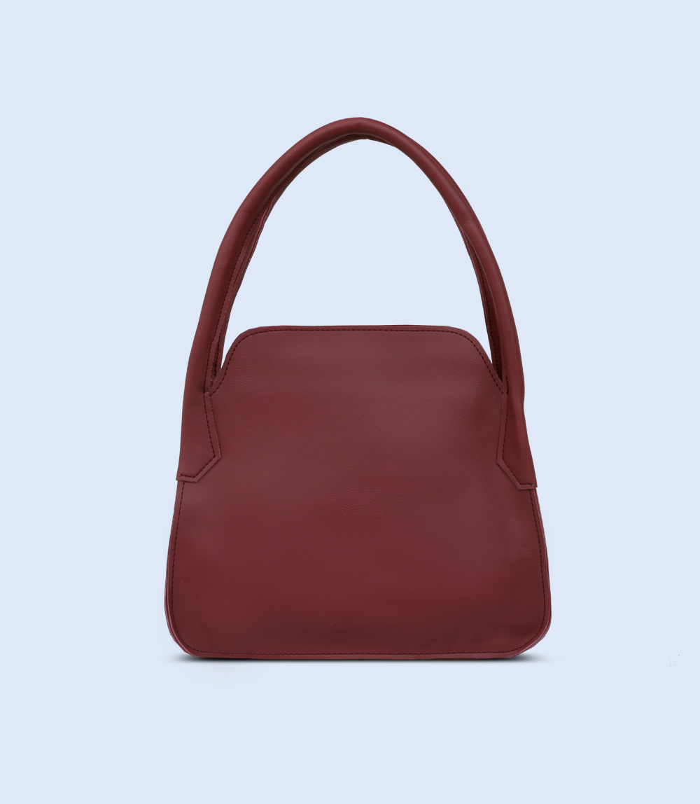 WB2387-MAROON-Women Shoulder Bag