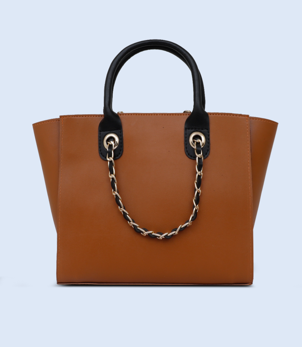 WB2630-TAN-Women Trendy Bag