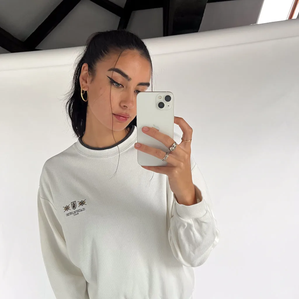 White 90s Valentino Sweatshirt (M)