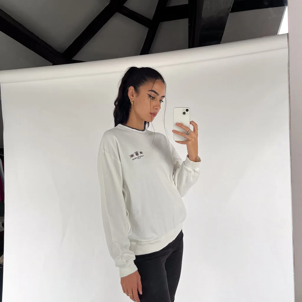 White 90s Valentino Sweatshirt (M)