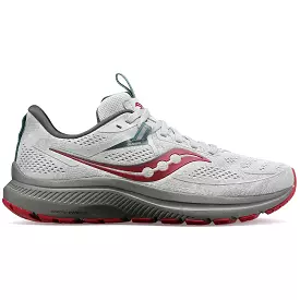 Women's Saucony Omni 21, Concrete/Berry, 9 B Medium