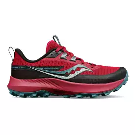 Women's Saucony Peregrine 13, Berry/Mineral, 10 B Medium