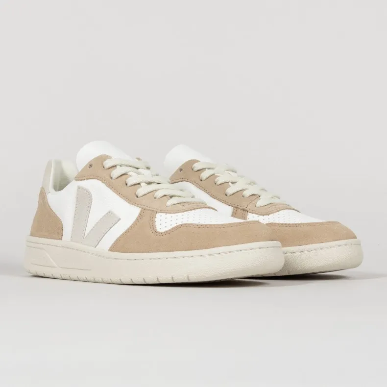 Women's Veja V-12 Leather (Extra White/Natural/Sahara)