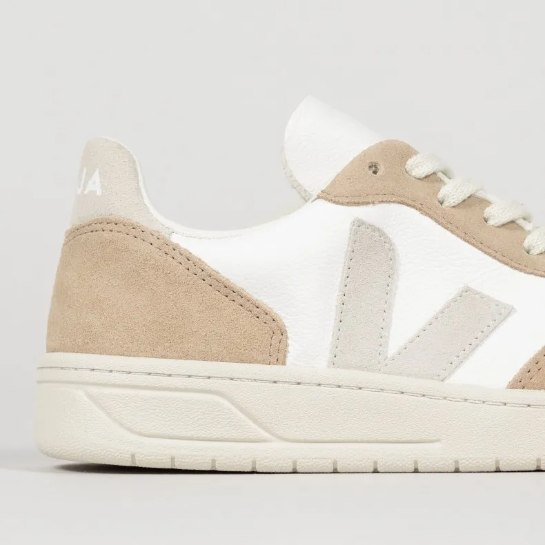 Women's Veja V-12 Leather (Extra White/Natural/Sahara)